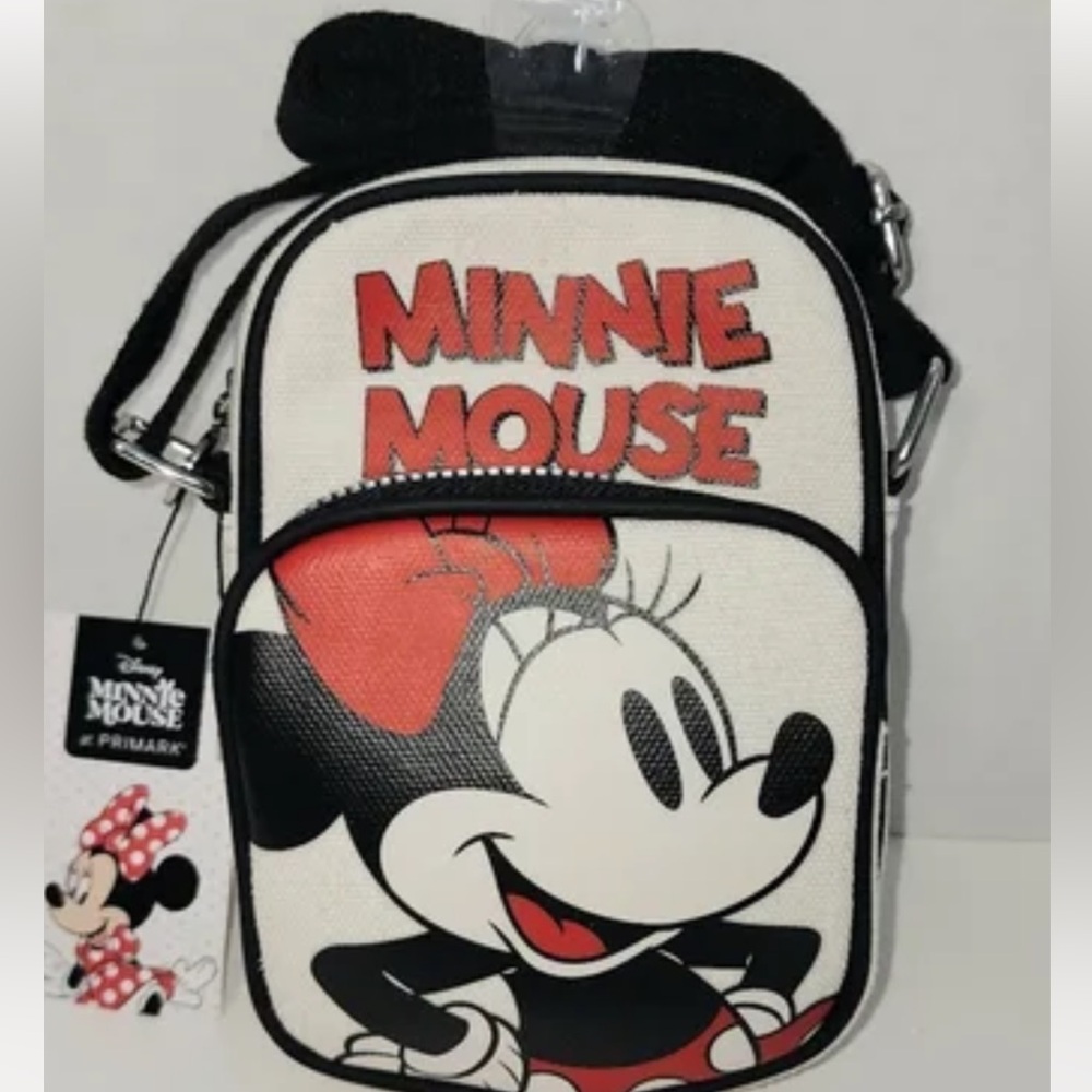 Primark Minnie Mouse Crossbody Bag - Black, Red, White